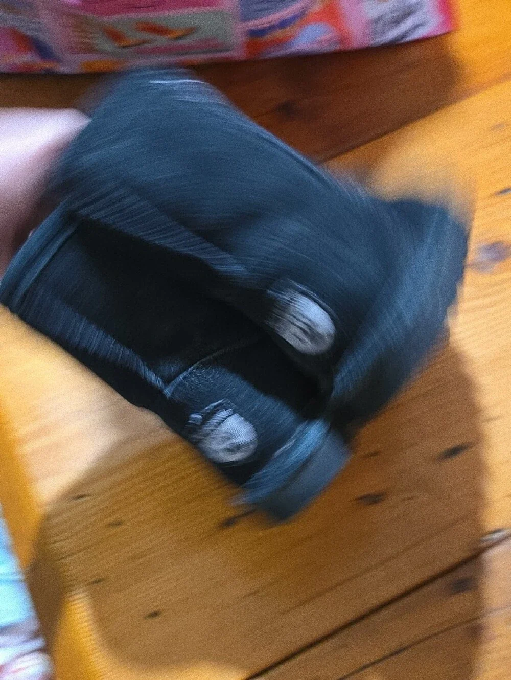 Bearpaws Sz 10 Kids Black Cozy  Boots